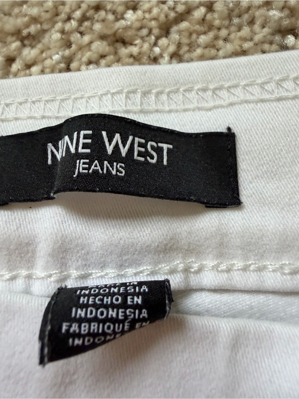 Nautica Green & White Striped Boatneck Top with White Jeans, two TH Polo tops - Picture 11 of 16